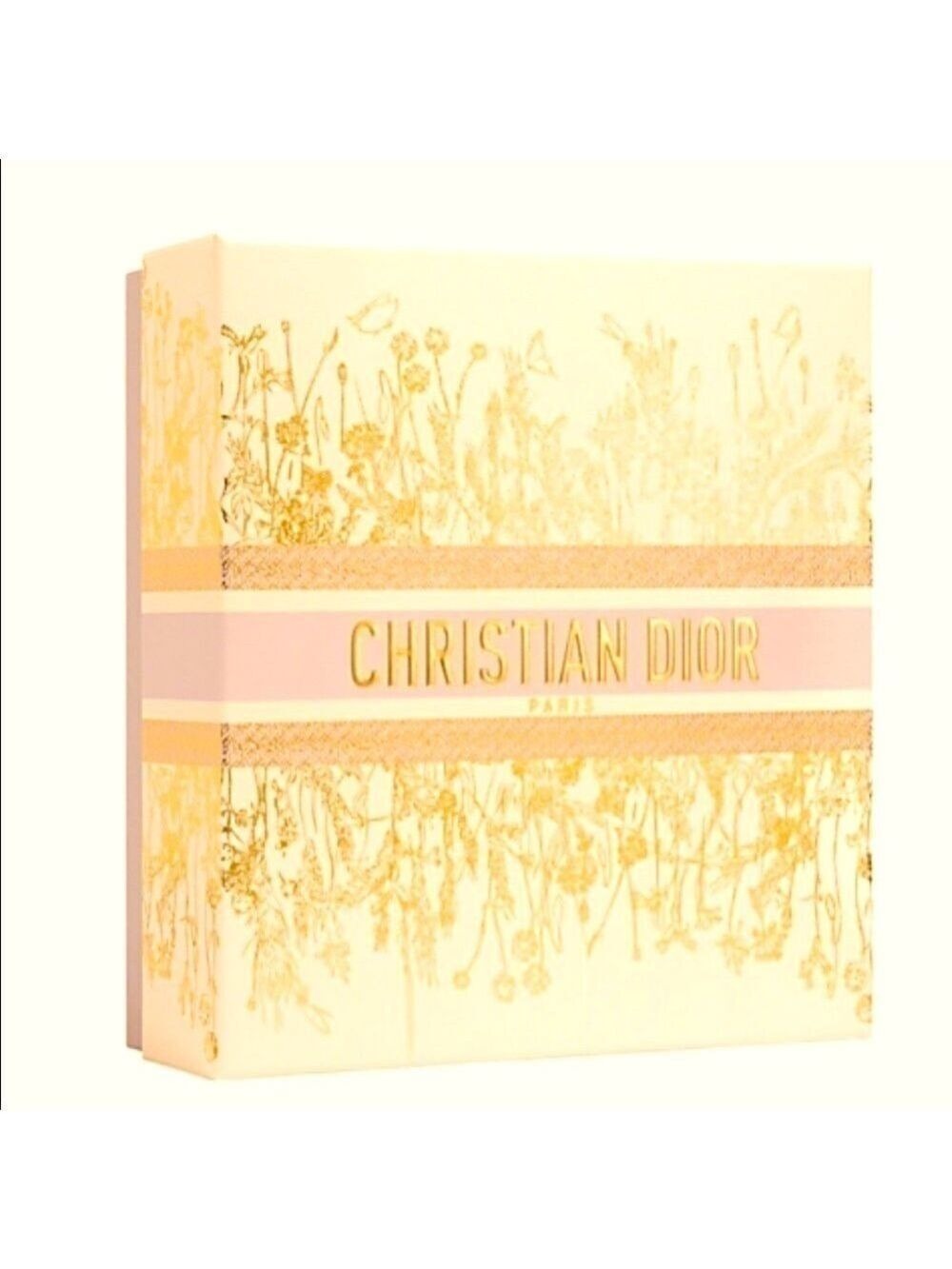 Dior Golden Floral Mother’s Day Empty Square Gift Box Authentic
